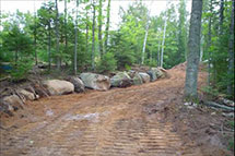 Need roads or driveways built?  Contact Blackburn Excavating Ltd in Salmon Arm, BC